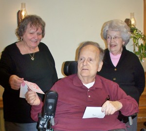 Ken has a choice of cards